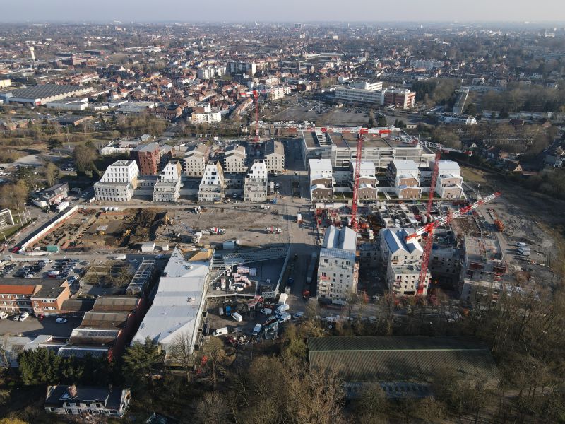 La Maillerie vue de haut